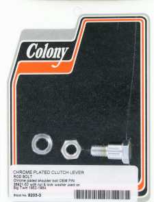 CLUTCH LEVER ROD BOLT CHROME